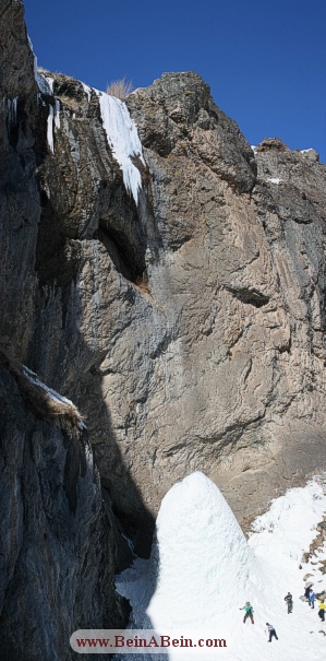 آبشار یخی سنگان - محمد گائینی