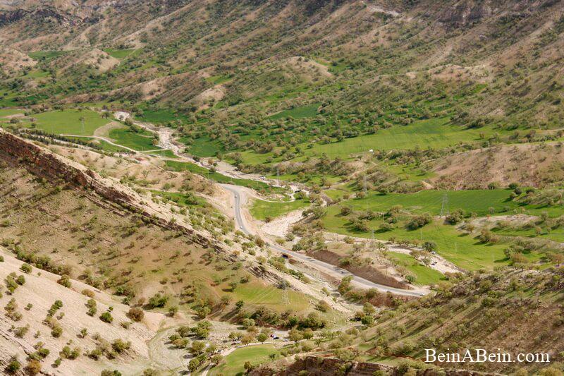 جاده های زیبای زاگرس در استان ایلام