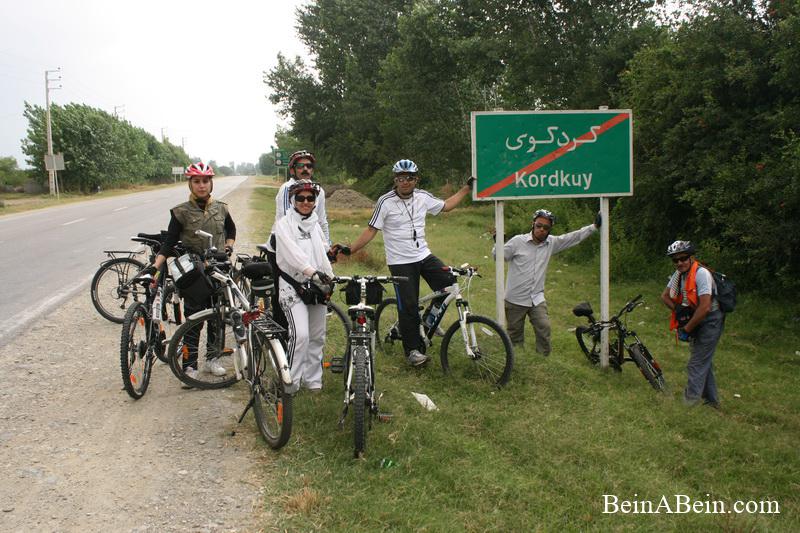 دوچرخه سواران در کردکوی
